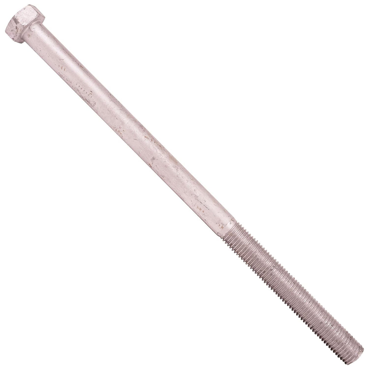 7/8"-9 x 16" A307 Grade A Hex Bolts with 6 inch Thread (25 Pack) - Hot Dip Galvanized