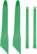 2set Canning Kit - 2PCS Canning Bubble Popper Bubble Remover and 2PCS Magnetic Jar Lid Lifters, Green, Heat Resistant