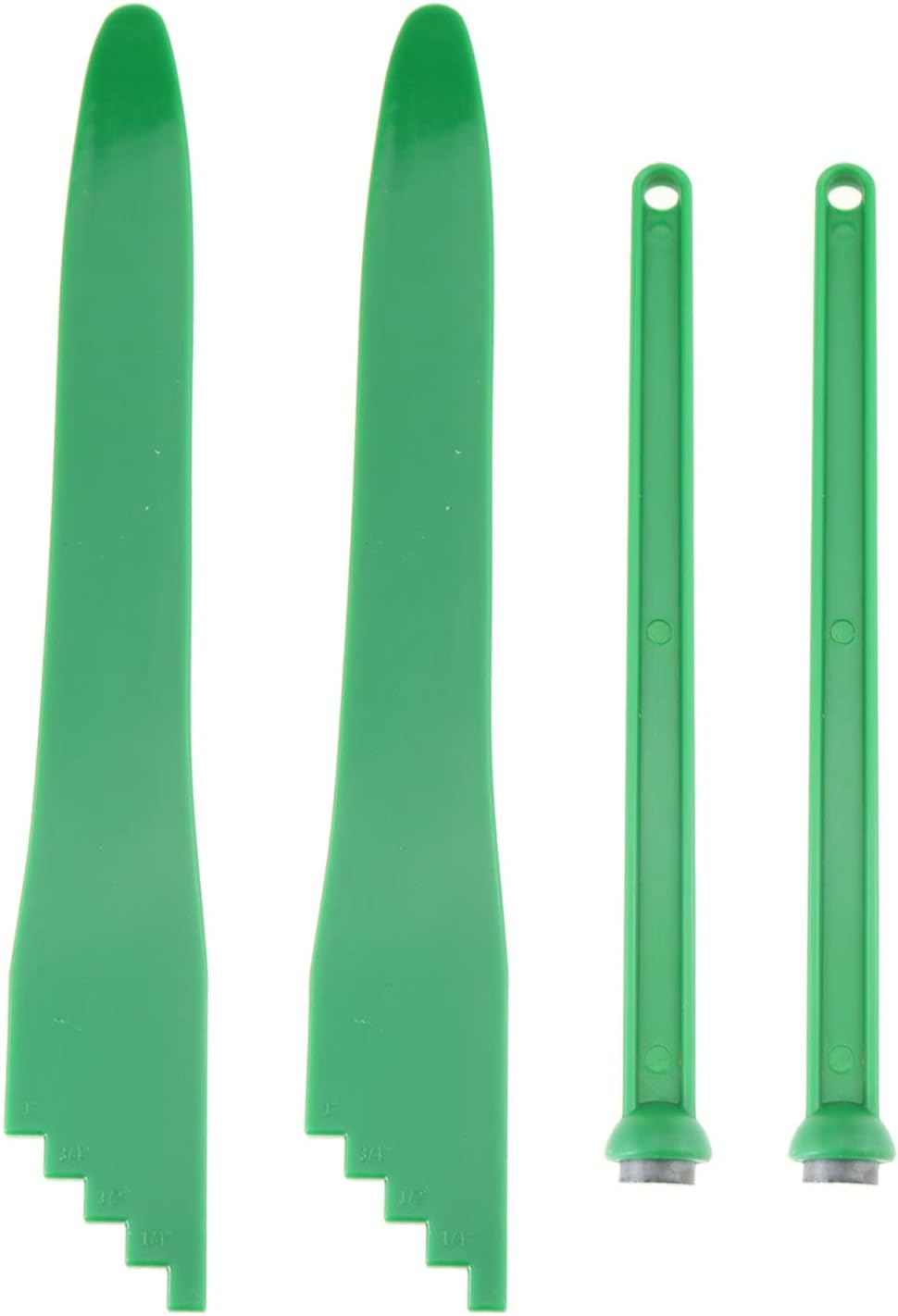 2set Canning Kit - 2PCS Canning Bubble Popper Bubble Remover and 2PCS Magnetic Jar Lid Lifters, Green, Heat Resistant