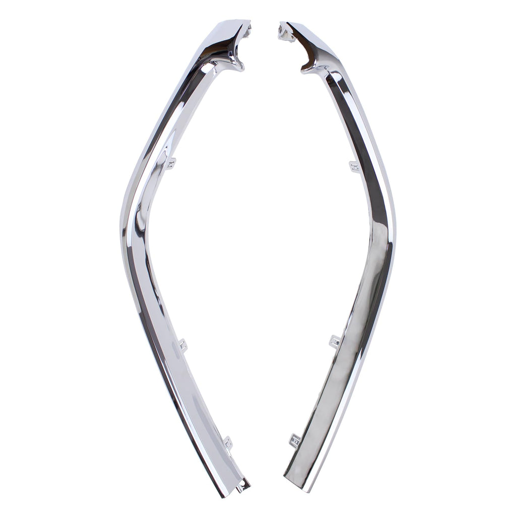 2Pcs Chrome Front Bumper Grille Lower Molding for Mazda