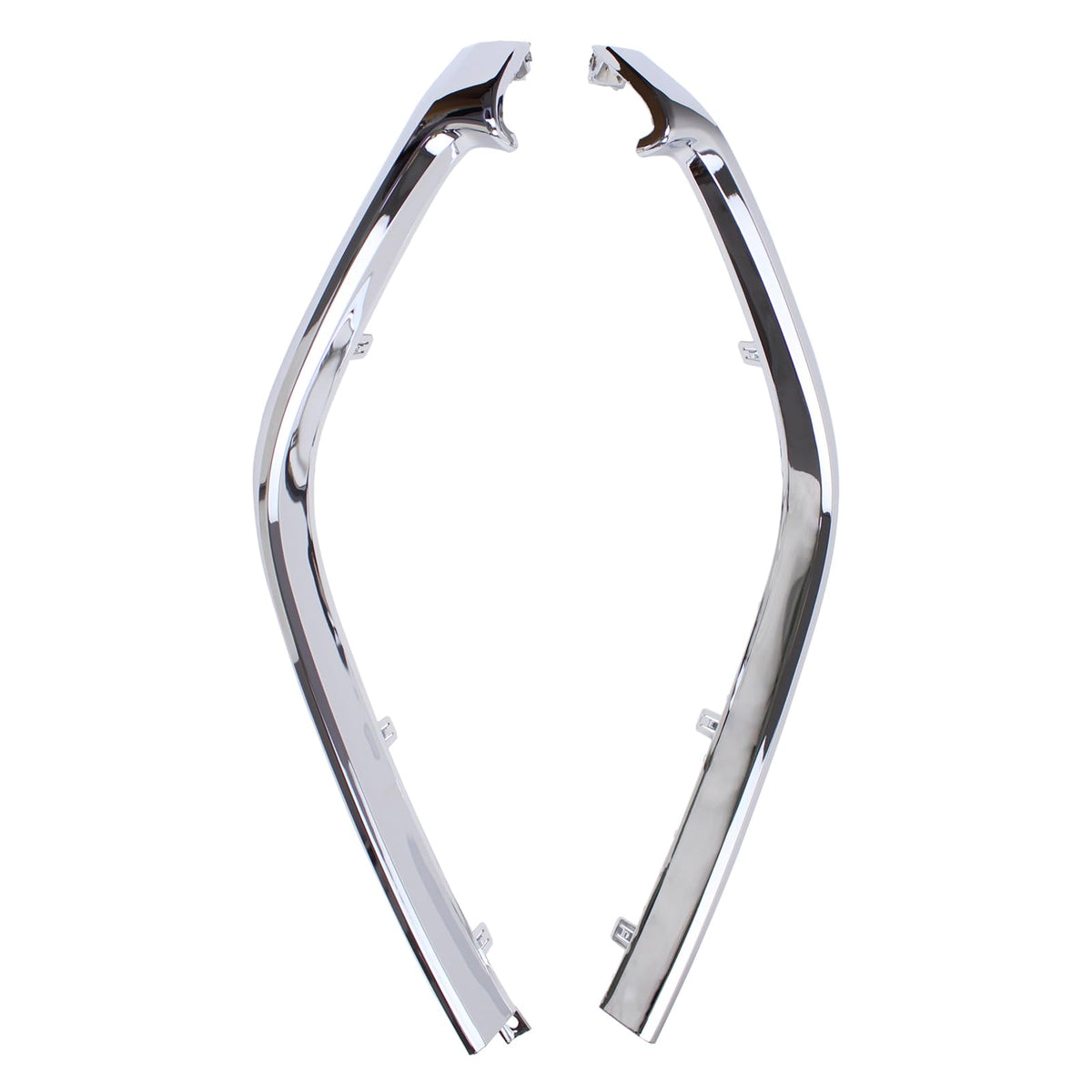 2Pcs Chrome Front Bumper Grille Lower Molding for Mazda