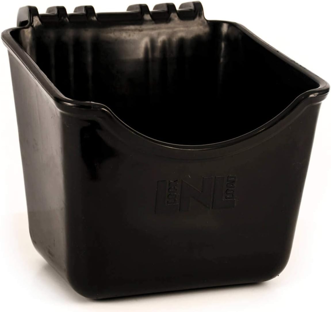 Livestock & Pet Feeds Mountable Heavy Duty Feed Bucket 14''x11''x11'' with Hardware Material Polyethylene Hold up to