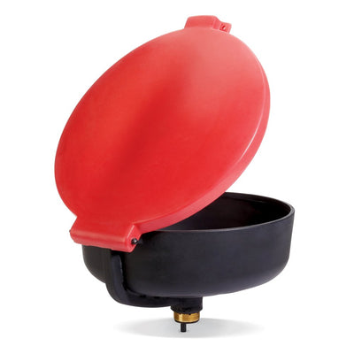 Drum Funnel Burpless Large Poly Drum Funnel for 30 and 55 gal Steel or Poly Drums w/ 2" NPT Red DRM138-RD