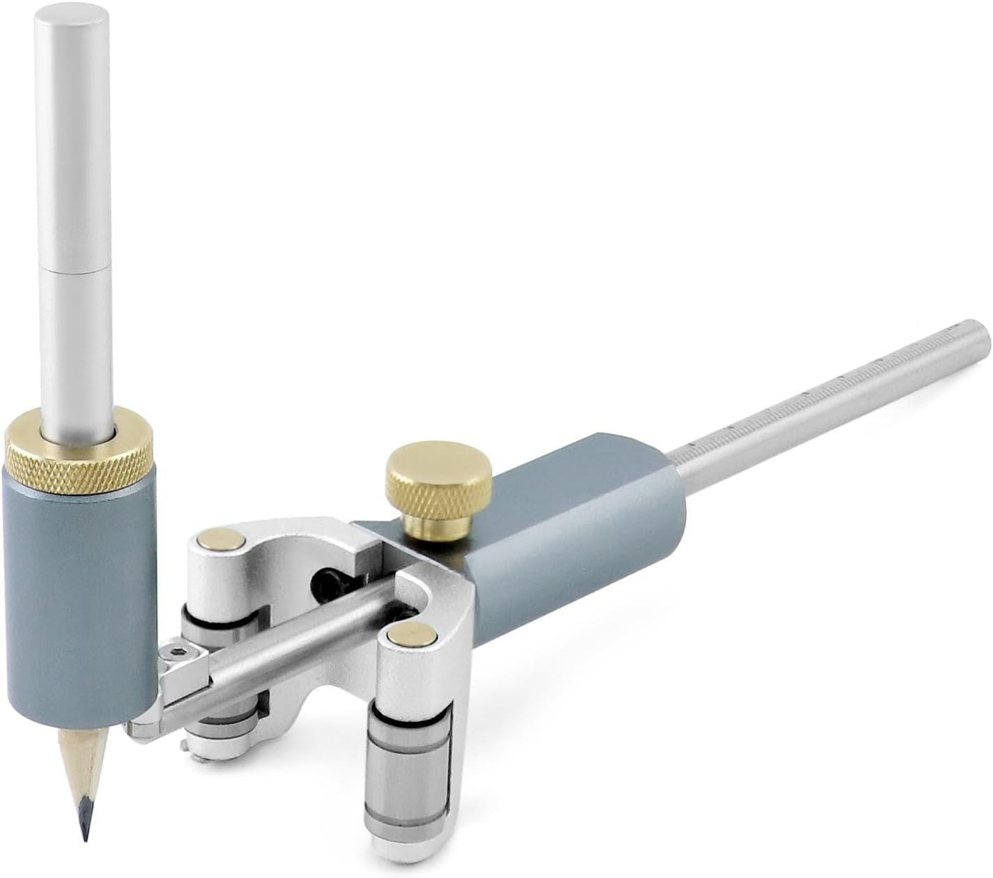 Wheel Marking Gauge, Multifunctional Woodworking Scribing Tool to Draw Arcs and Lines, Dual-purpose Scriber Parallel