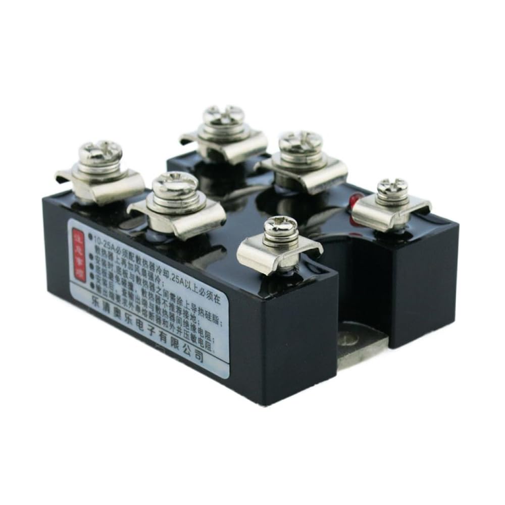 2-Phase Solid State Relay, ASH-40DA-2 Contactless Solid State Relay, DC Controls AC with Led Indicator Light