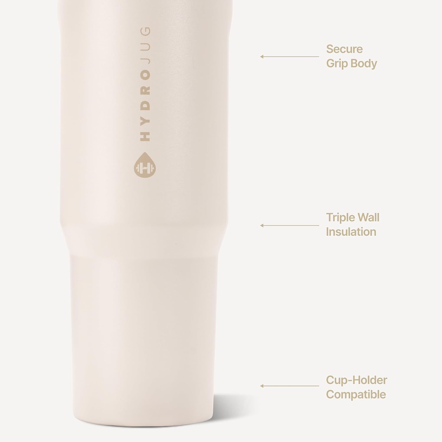 Sport 32 oz Insulated Stainless Steel Water Bottle, Cream