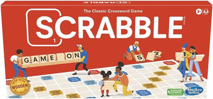 Hasbro Gaming Scrabble Board Game, Classic Word Games for Kids Ages 8 and Up, Fun Family Game for 2-4 Players, The