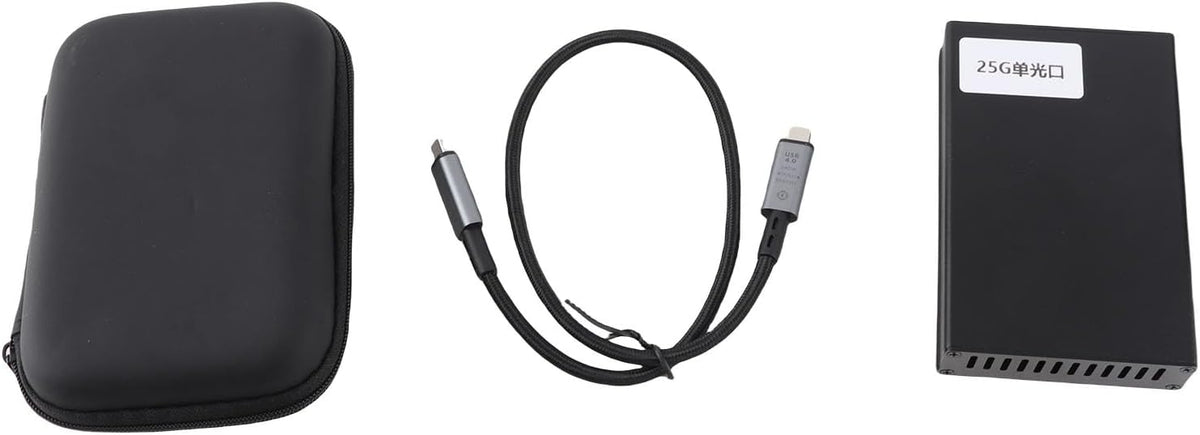 25G Network Card, USB4 Network Card, 25G Ethernet Network Card, SFP Optical Interface High Speed 25G Network Card Adapter (Single Port)