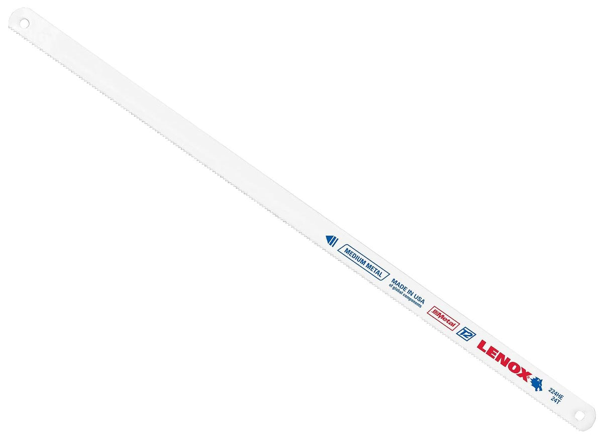 LENOX Tools Hacksaw Blade, 12-Inch, 24 TPI, 2-Pack (20161T224HE)