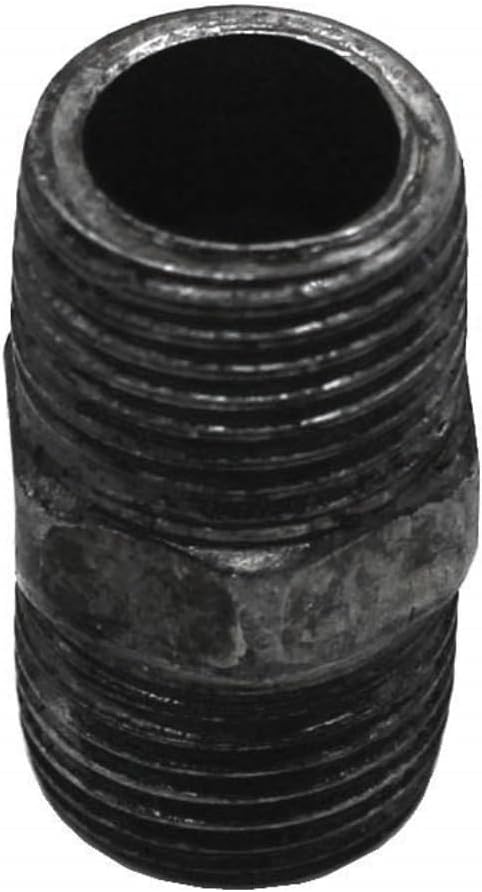 1/2"x1.5" Dark Gray Malleable Iron Threaded Pipe Nipple Fittings