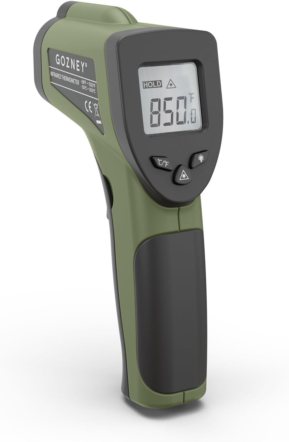 Infrared Thermometer, Built-in Laser Thermometer with LED Screen