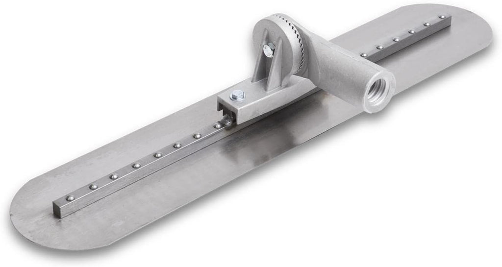 Multi-Mount Fresno, 36 x 5 Inch, Concrete Finishing Tool | High Carbon Steel Round End Blade, Adjustable Threaded