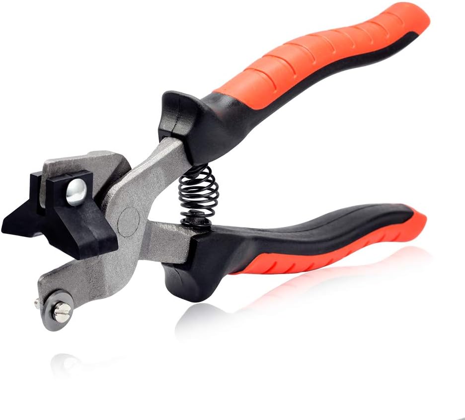 Mosaic Nippers 8" Tile Nippers with Breaker Bar Scoring Wheel | Strong Plastic Breaker Bar, Scoring Wheel, Cutting
