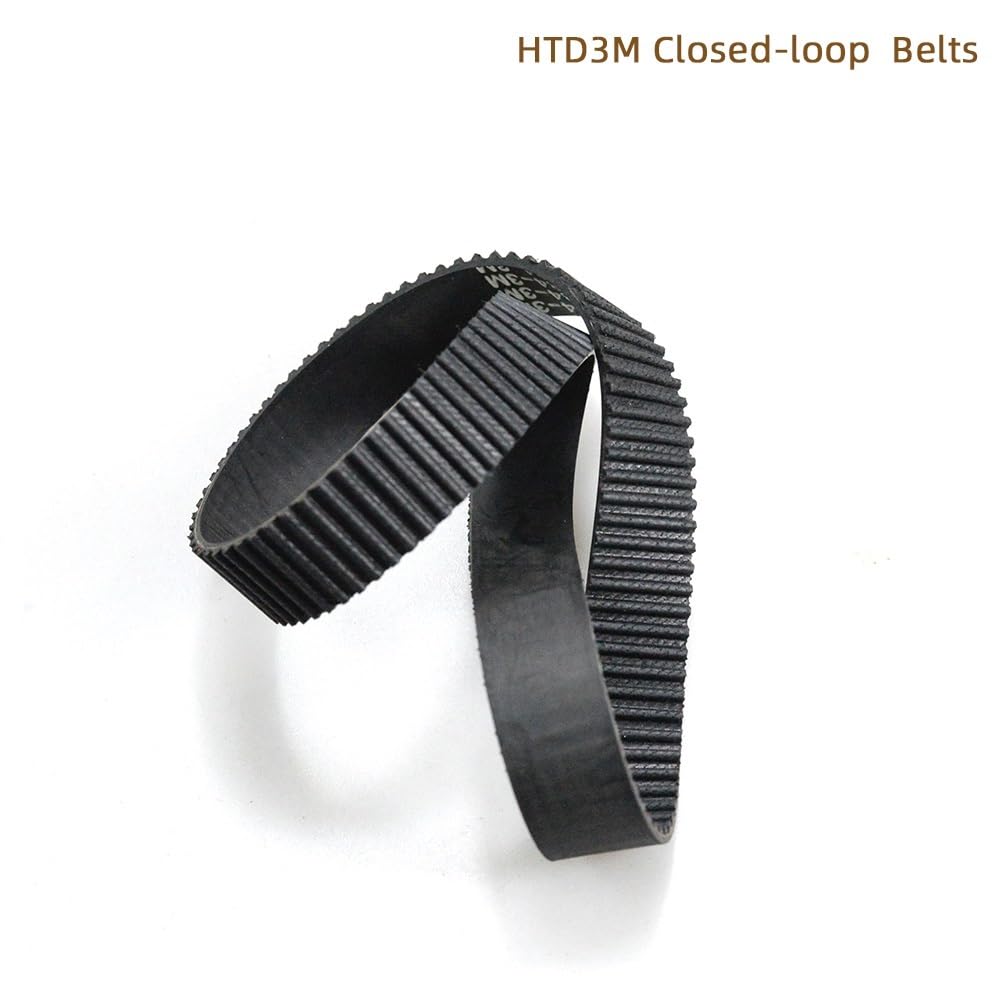 Arc HTD 3M Timing Belt C=336 339 342 345 348 351 354 357 360 363 Width 6/9/10/12/15/20mm Rubbe Closed Loop Synchronous Pitch 3mm Drive Belt(3M 345(Teeth115),1PC_6MM)