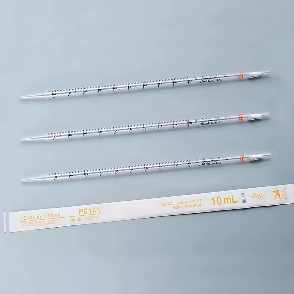Serological Pipette - 10ml/Orange, Individually Wrapped(Case of 100)