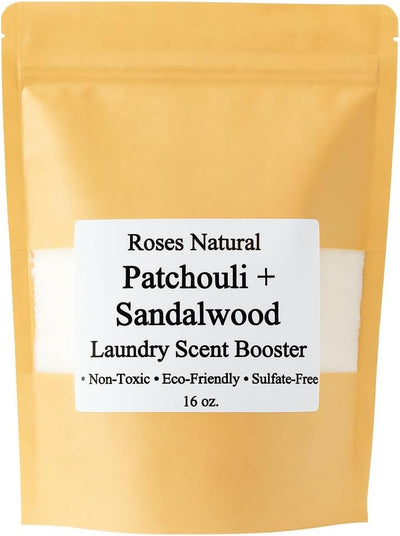 Laundry Scent Booster, Patchouli + Sandalwood, 16oz, Plant-Based, Non-Toxic