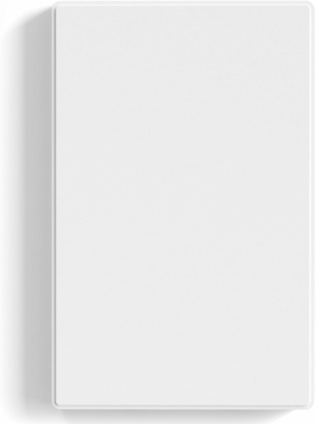Blank Wall Plate Cover, 1-Gang Screwless Blank Outlet Plate, Mid-Size 4.88" x 3.13" Unbreakable Thermoplastic Blank