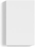 Blank Wall Plate Cover, 1-Gang Screwless Blank Outlet Plate, Mid-Size 4.88" x 3.13" Unbreakable Thermoplastic Blank