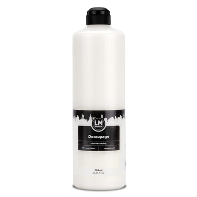 Decoupage Glue 25,36 fl. oz - Clear - Ideal for Napkin Technique, Decoupage Paper, and Collages | Glue and Sealer in