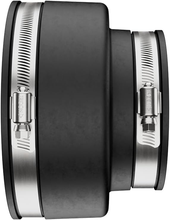Fernco Inc. P1002-43 4-Inch Clay To 3-Inch Cast Iron Or Plastic Coupling