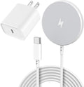 [Apple MFi Certified]Magnetic Wireless Charger Apple Mag Safe Charger,15W 6FT Fast Wireless Charging Pad for