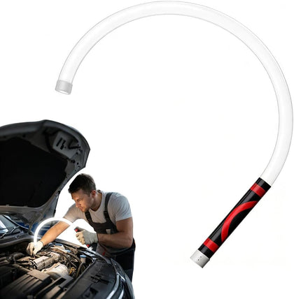 Flexible LED Flashlight Stick, 30" Bendable Mechanic Work Light Rechargeable High Lumen Professional Light 3 Lighting