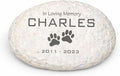 Engraved in Loving Memory Pet Memorial Garden Stone,Durable, Waterproof, Temporary Grave Marker, Dog Tombstone