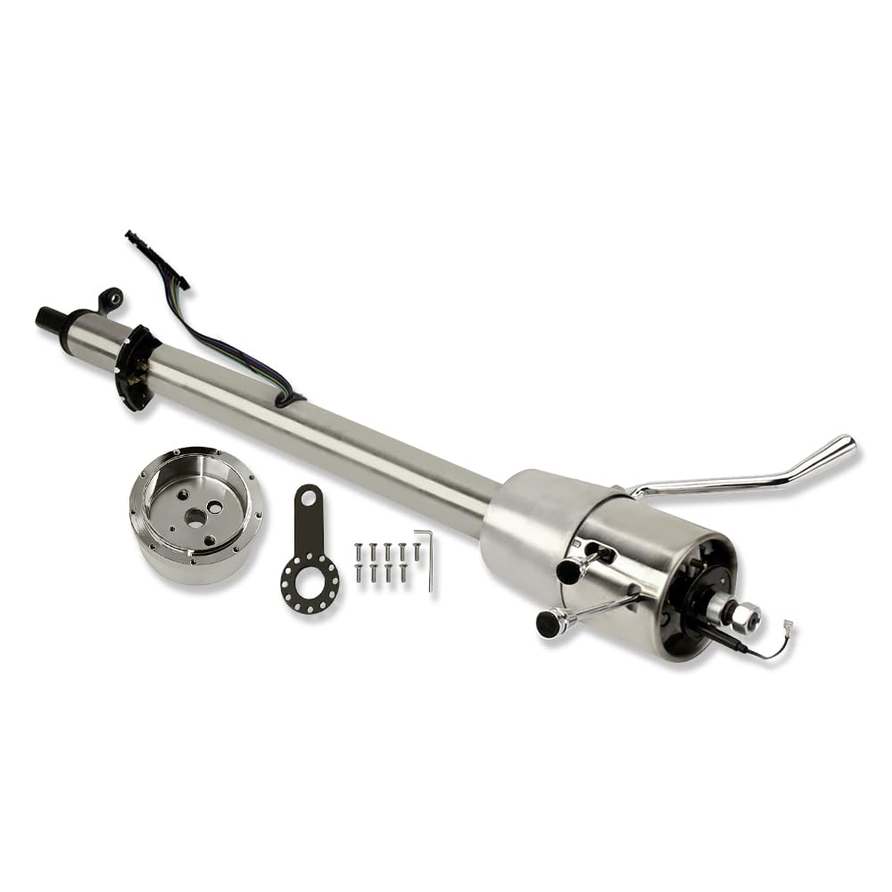 IMOOA 33.5" Tilt Auto Steering Column with 9 Holes Adapter for Chevy 1957