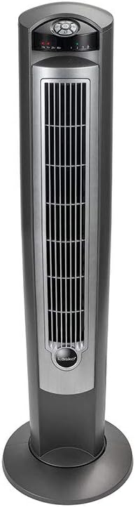 Lasko Oscillating Tower Fan with Remote - 42" - T42951 - Silver