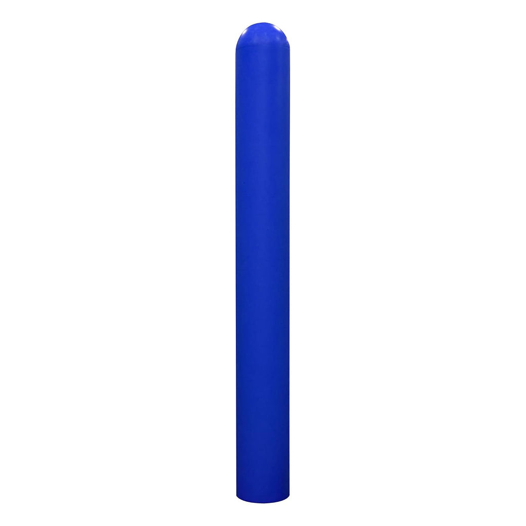 1/8" Blue Safety Bollard Cover 4" x 42" | Installation Tape Included with Dome Top Bollard Post Sleeve