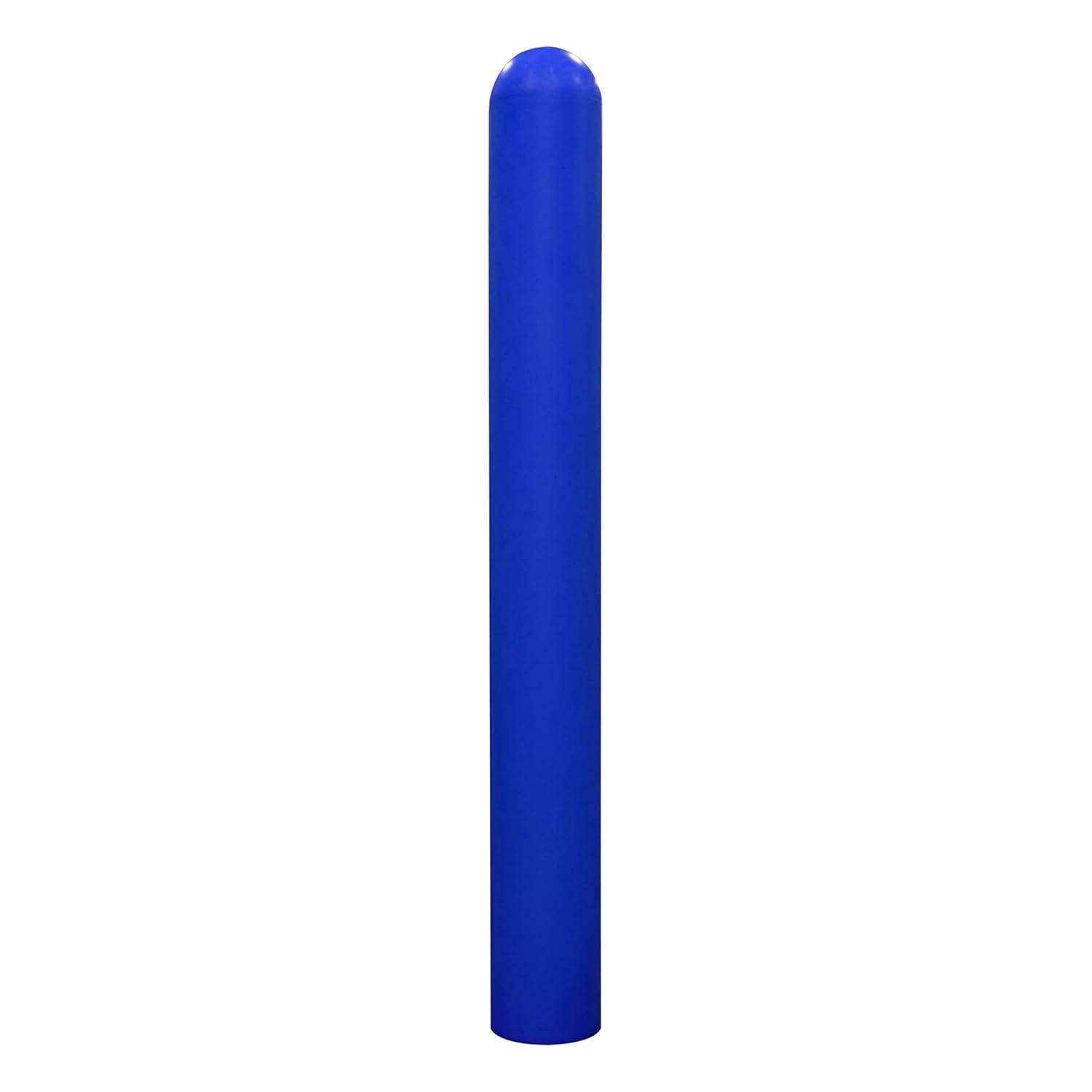 1/8" Blue Safety Bollard Cover 6" x 42" | Installation Tape Included with Dome Top Bollard Post Sleeve