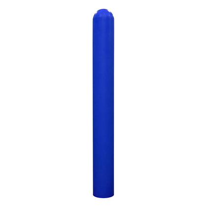 1/8" Blue Safety Bollard Cover 6" x 48" | Installation Tape Included with Dome Top Bollard Post Sleeve
