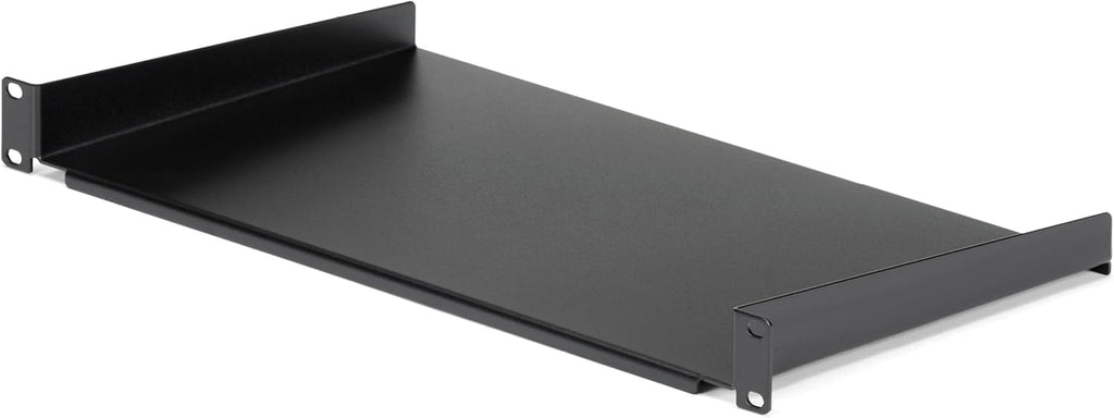 StarTech 1U Fixed Cantilever Rack Shelf, 10in, 44lb, Black (CABSHELF1U10)