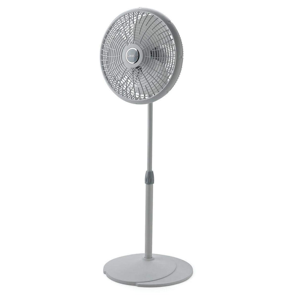 2526 16" Adjustable Pedestal Fan, gray: