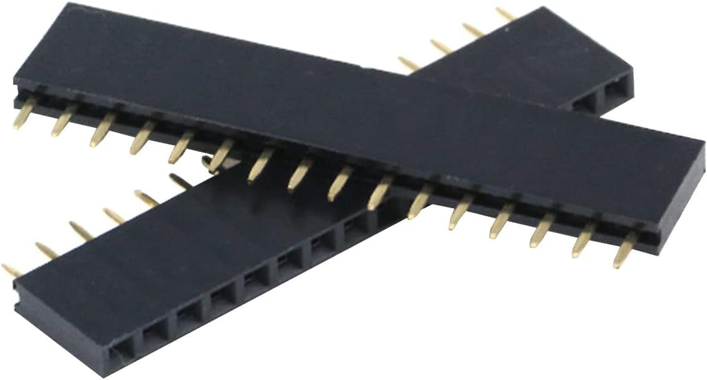 Antrader 30pcs 2.54mm 16Pin PBC Female Header Socket Connector Strip