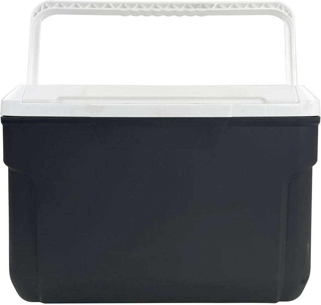10 Quart Hard Sided Cooler – Portable Ice Chest Holds 14 Cans, Lightweight 2.78 lbs with Swing-Up Handle for Camping