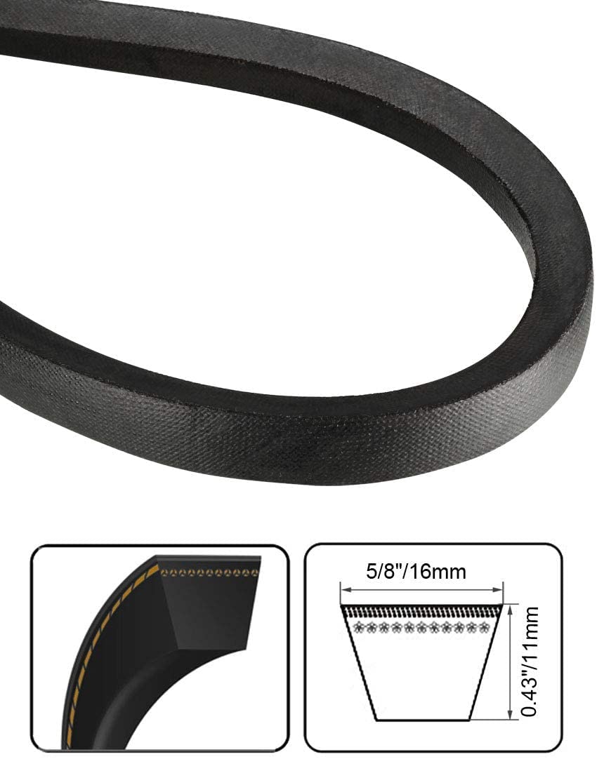 XYWHPGV B102 Drive V-Belt Girth 102-inch Industrial Power Rubber Transmission Belt(bfe86 2b97a e353a 0648d 8d1cf 60c96