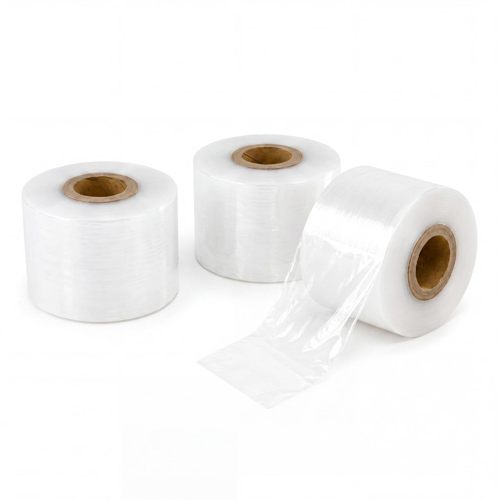 3 Rolls Mini Stretch Wrap for Bottles Jars Seals, 2in x 3150ft