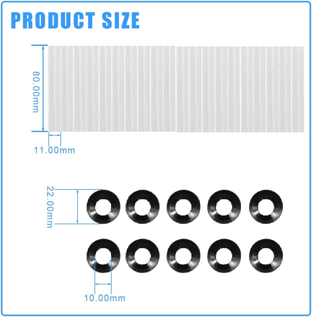 80mm Garage Door Hinge Quiet Roller Sleeves Compatible with Quiet Garage Door Rollers Bearing Precision Bearings High
