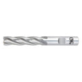 HSS End Mill, 1-1/2in.Dia., 4in.Cut L