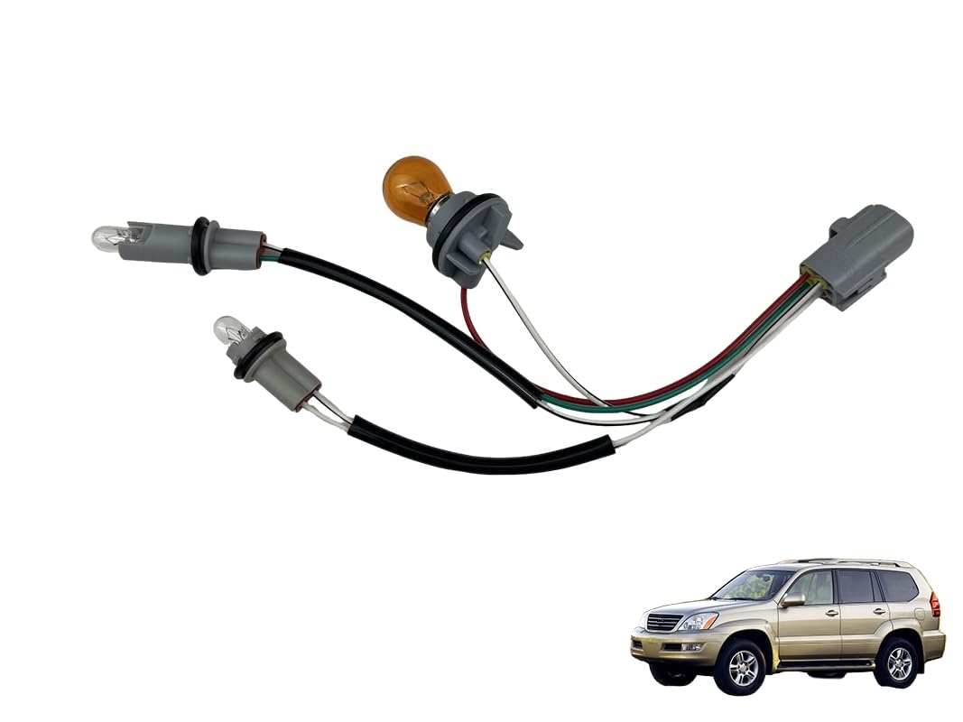81125-6A240 Headlight Wiring Harness Socket Holder & Bulbs