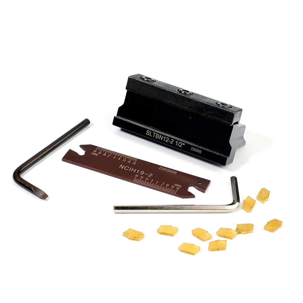 OSCARBIDE 1/2" Self-Lock Block SLTBN12-2 with Blade & 10 Carbide Inserts