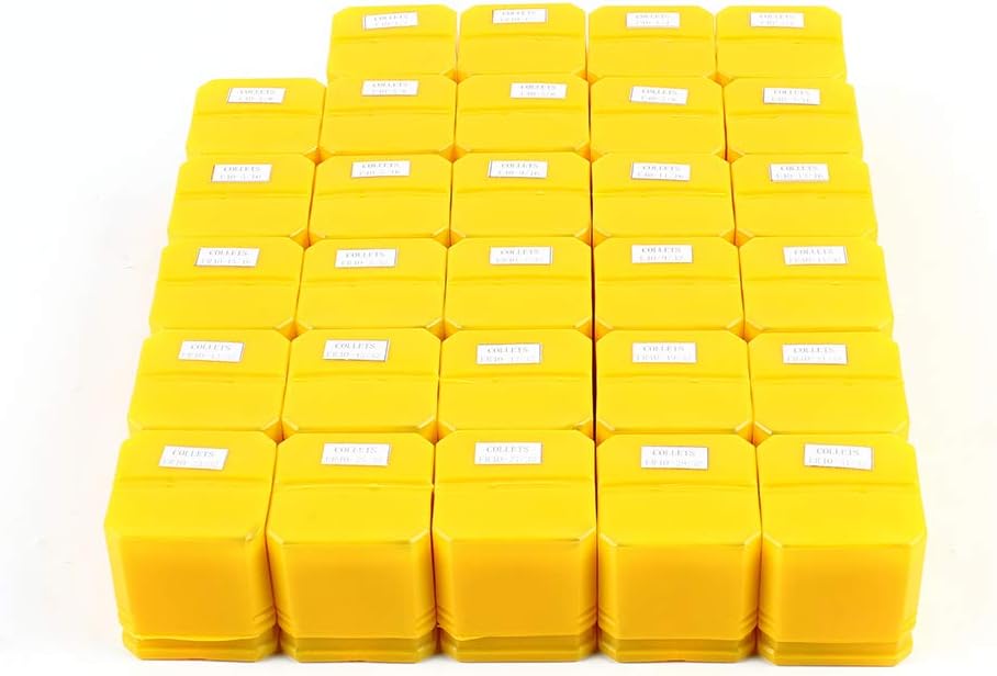 29 Pcs ER40 Precision Spring Collet Set for Boring, Drilling, Tapping, Milling Lathe Engraving Tool