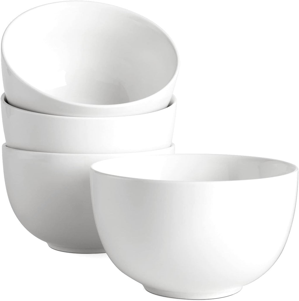 Deep Bowls, 30oz Large Soup Bowls, Ceramic Cereal Bowls Set of 4
