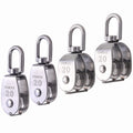 Rocaris 4 Pack M20 Pulley Block, 2 Pcs Single Pulley & 2 Pcs Double Pulley