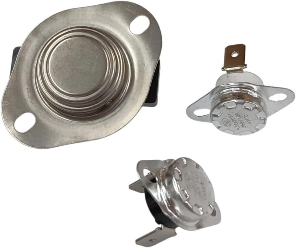 Dryer Thermal Fuse & High Limit Thermostat Kit For Maytag PYG3360AWW PYE4500AYW PYGT444AWW PYE3300AYW PYET244AYW PYET244AZW PYET344AYW PYET344AZW PYET444AYW PYG2000AWW PYE2300AYW HYE3460AYW