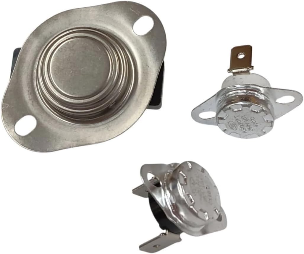 Dryer Thermal Fuse & High Limit Thermostat Kit For Maytag PYG3360AWW PYE4500AYW PYGT444AWW PYE3300AYW PYET244AYW PYET244AZW PYET344AYW PYET344AZW PYET444AYW PYG2000AWW PYE2300AYW HYE3460AYW