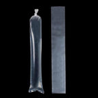 Long Plastic Sleeves 8x40 Inch 50 Pack Poster Poly Bags, 2 Mil Clear Flat Open Blueprint Storage Poster Tube for