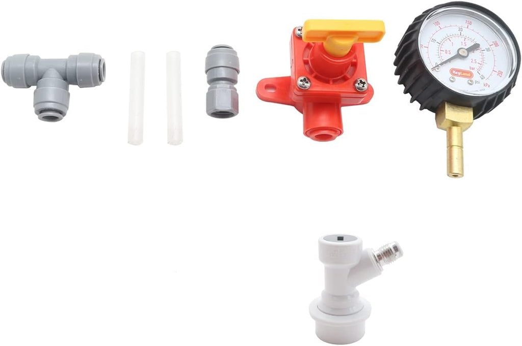 BlowTie Diaphragm Ball Lock Spunding Valve Complete Kit for Home Brewing beer corny beer kegland