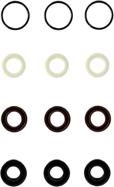 7106733 Pressure Washer Seal & Rebuild Kit, PTFE High‑Low Seal for AAA Triplex Pump, Compatible with Simpson, Fits DeWalt Delco Cub Cadet, 53BRD35/38/40 530003/004/006 90032, O‑Rings & Fiber Washers